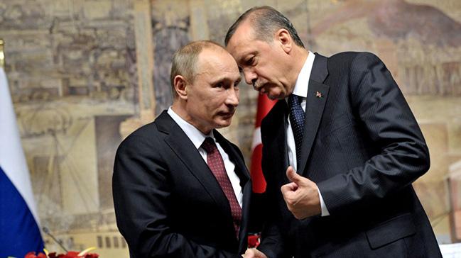 Cumhurbakan Erdoan Putin'le grt; Dou Guta krizi ele alnd