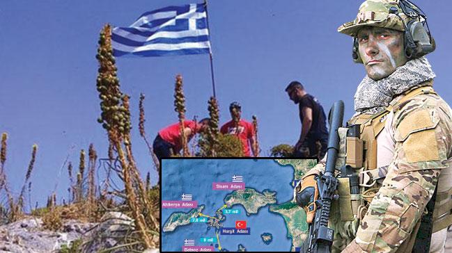 Ege'de Yunan bayrakl tahrike SAT tokad