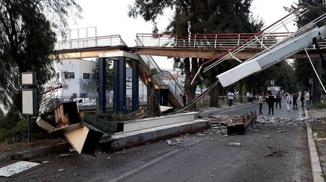 Vin st geidi devirdi, metro seferleri durdu  