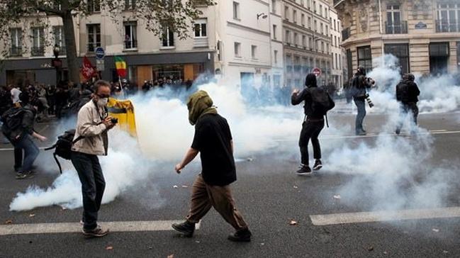 Fransada genel grev ars sonras binlerce kii sokaa indi  