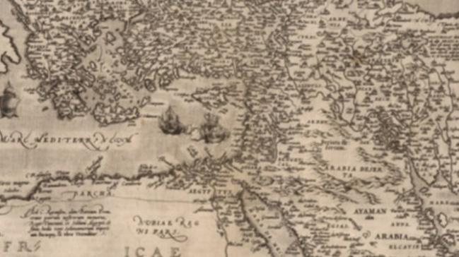 Msr'da 'tarihi' Filistin haritas ele geirildi