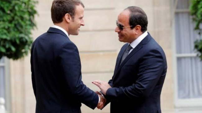 Sisi ve Macron telefonda Suriye'ye dzenlenen operasyonu grtler