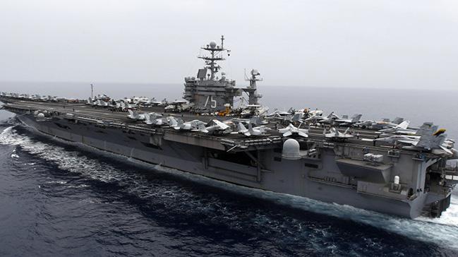 'ABDnin uak gemisi, Rusyaya engel olmak iin Akdenizde kalmaya devam edebilir'