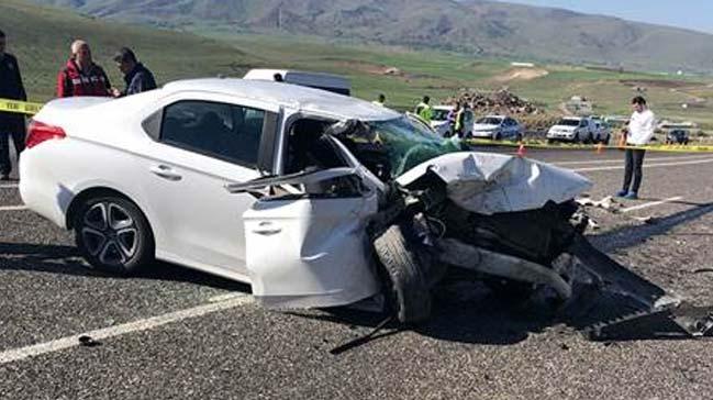 Elaz'da meydana gelen trafik kazasnda 2 kii ld, bir kii ar yaraland