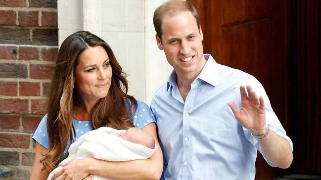 Prens William ile ei Kate'in nc bebeklerinin cinsiyetinin erkek olduu akland