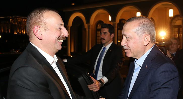 Azerbaycan Cumhurbakan Aliyev Ankara'da 