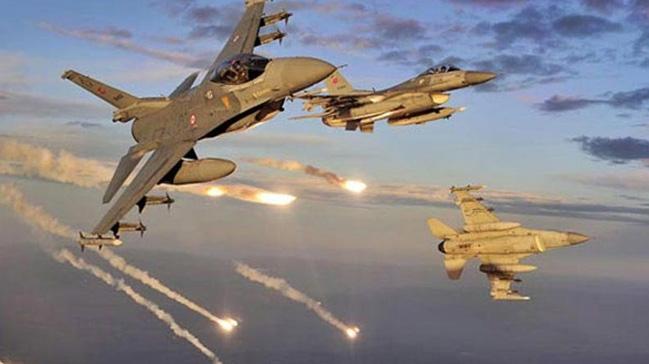 TSK'dan K. Irak'a hava harekat: 10 terrist etkisiz hale getirildi