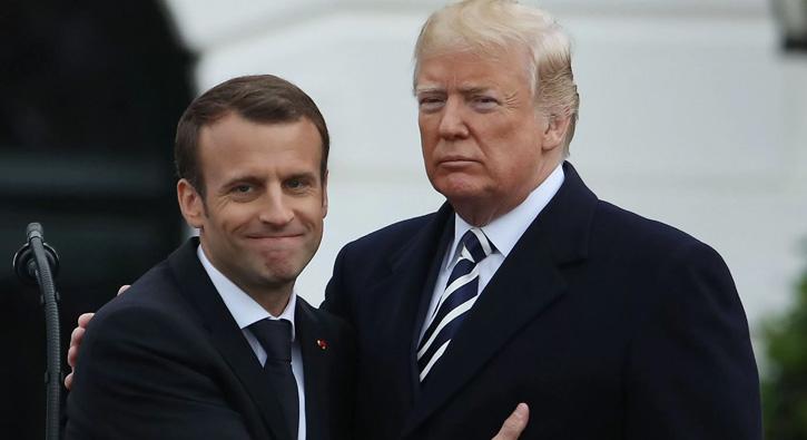 Macron: Bir gn ABDnin Paris klim Anlamasna yeniden katlacana inanyorum