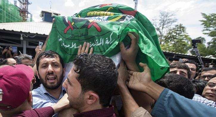 Suikasta urayan Filistinli bilim insannn cenazesi Gazze'ye getirildi
