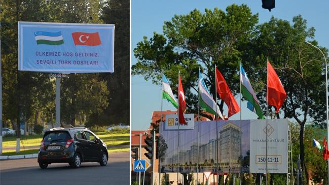 zbekistan Cumhurbakan Erdoan'n ziyaretine hazr