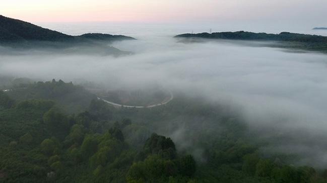 Bat Karadeniz'de sis altnda yolculuk