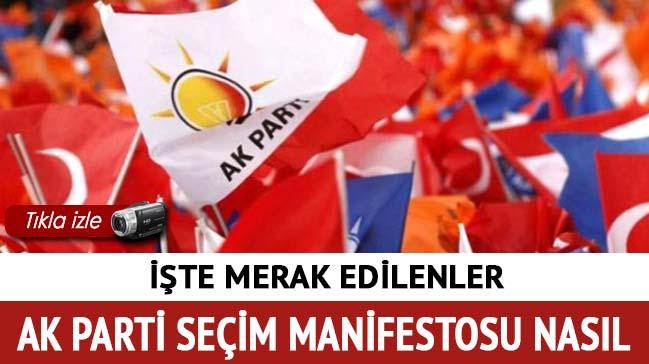 AK Parti seim manifestosu akland