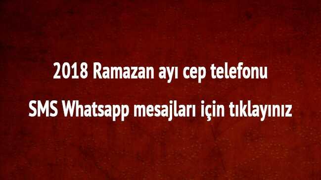 Ramazan mesajlar haberimizde
