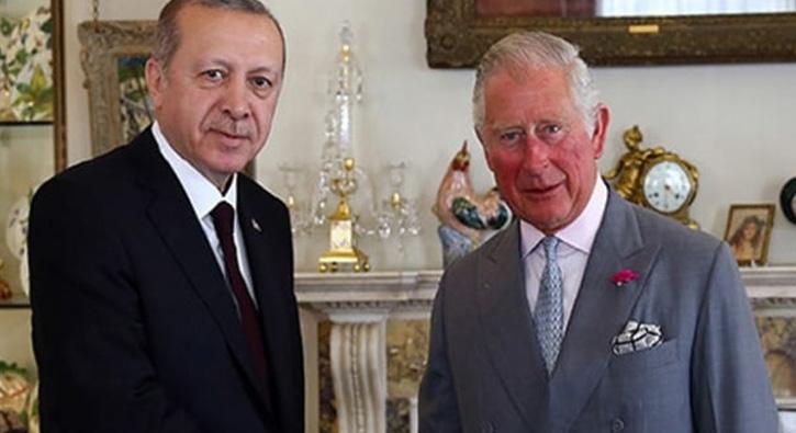 Cumhurbakan Erdoan, Prens Charles'la bir araya geldi