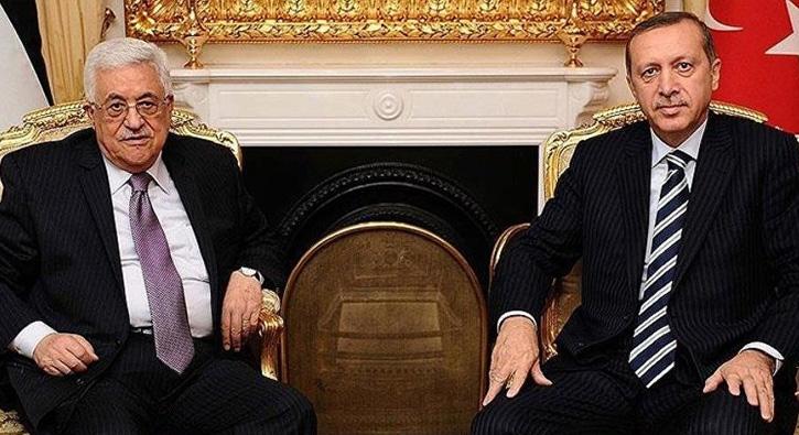 Cumhurbakan Erdoan Abbas ile grt 