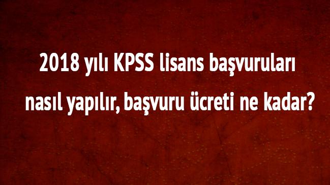 KPSS lisans bavuru nasl yaplr"
