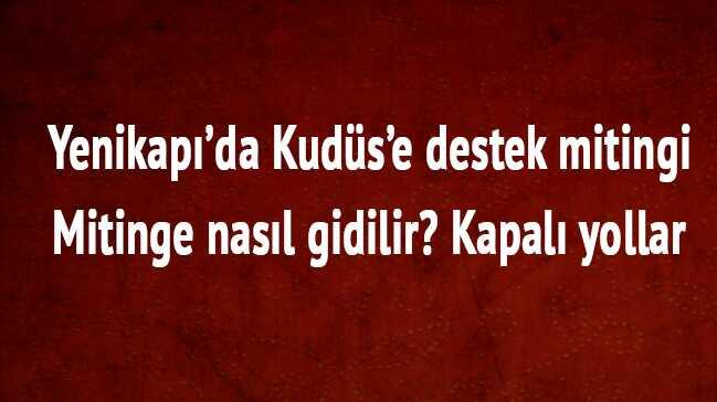 Yenikap mitinginde byk coku
