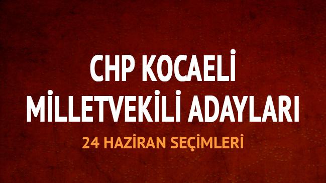 Kocaeli milletvekili adaylar kimler" 2018 CHP Kocaeli milletvekili adaylar isim listesi