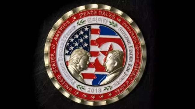 Beyaz Saray, Trump-Kim Joung zirvesi iin zel madalya bast