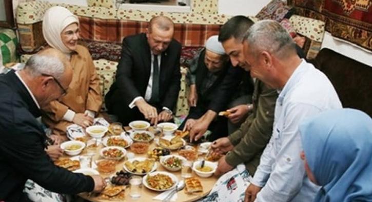 Cumhurbakan Erdoan iftarn Sargn ailesinin evinde at
