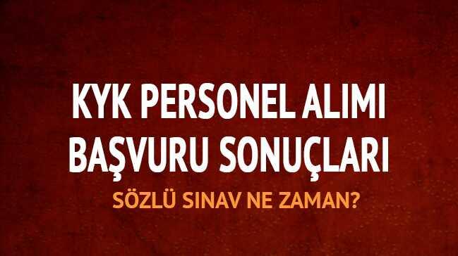 KYK personel alm sonular akland!
