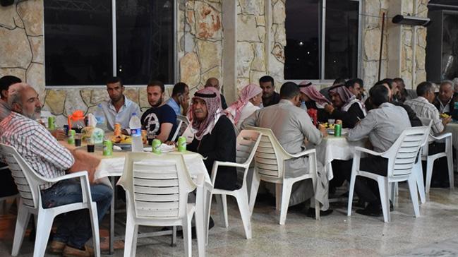 Afrin'de airetler kardelik iftarnda bulutu