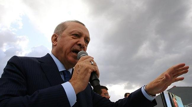 Cumhurbakan Erdoan: 350 ta evin inasna baladk, Diyarbakr'a hzl tren getiriyoruz