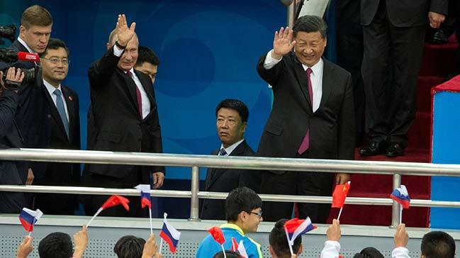 Putin ve Xi Jinping grt  