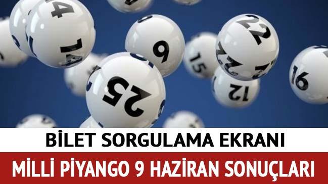 9 Haziran Milli Piyango ekilii yapld