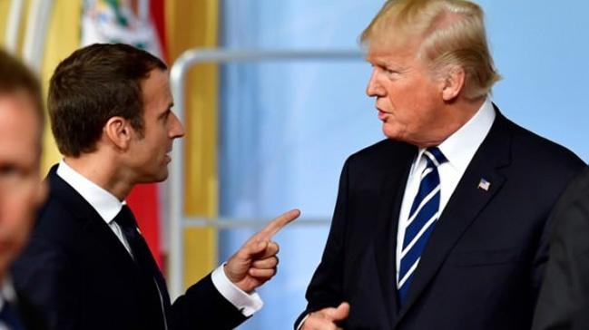 Fransa Cumhurbakan Macron, ABDyi G7den karmakla tehdit etti 