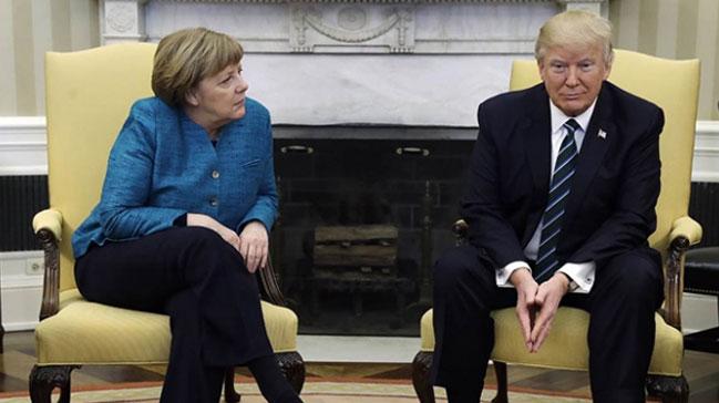 Merkel: Trump'la fark edilebilir gr ayrlklar var