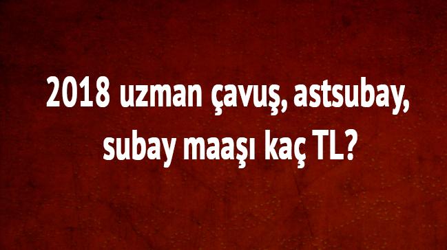 Uzman avu astsubay subay maa ka TL" Uzman avu 2018 astsubay subay alm bavuru artlar 