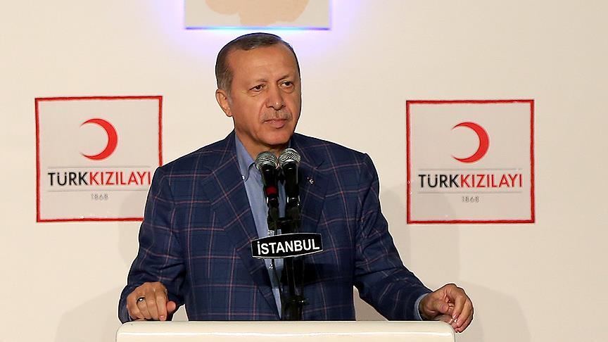 Cumhurbakan Erdoan: Kzlay mazlumlarn glgesine snd bir gven kaps