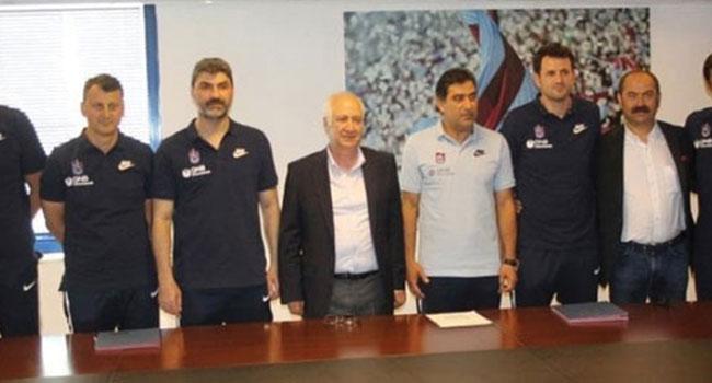 Trabzonspor'da nal Karaman'n yardmclar ve takm menajeri akland