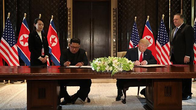 Trump ve Kim'den 'kapsaml' imza