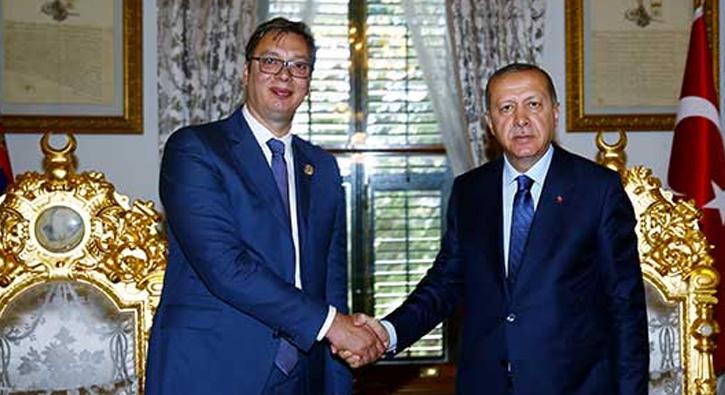 Cumhurbakan Erdoan, Vucic ile grt  