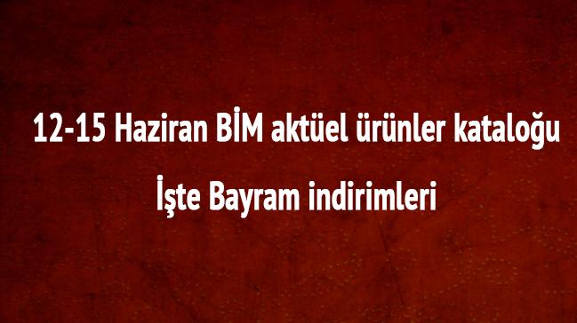 BM 12 Haziran aktel indirimli rnler listesi yaynland