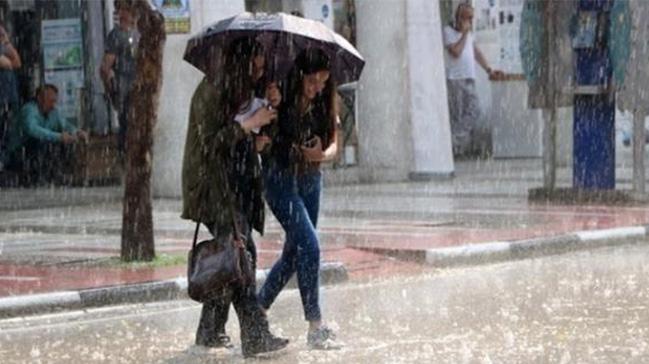 Meteoroloji bir ok ilimiz iin saanak ve gk grltl ya uyars yapt