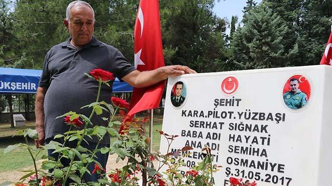 ehit Pilot Yzba Serhat Snak'n  babas: Bu terr olayndan kurtulmamz lazm