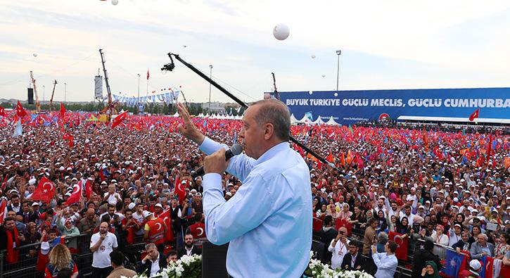 Cumhurbakan Erdoan stanbul Millet Bahesi'nin grntlerini ilk defa izletti