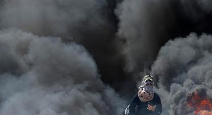 srail ordusu Gazze'nin gneyinde bir gzetleme merkezi ile tarm arazisini bombalad