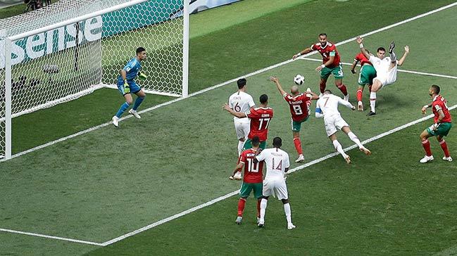 Portekiz, Fas'ı Ronaldo'nun golüyle 1-0 mağlup etti