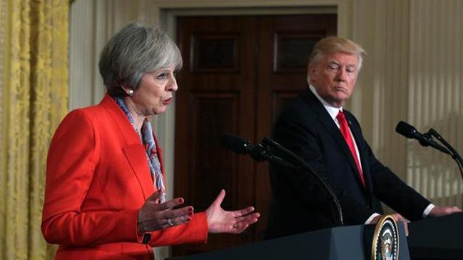 Theresa May'den ABD'ye gmen tepkisi 