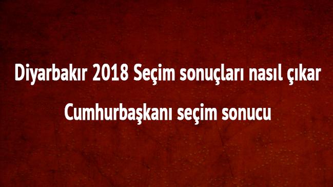 Diyarbakr 2018 Seim sonular nasl kar Cumhurbakan seim sonucu 