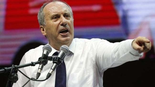 Muharrem nce, provokatif aklamalar yaparak CHP'lileri saat 17:00'de okullara ard