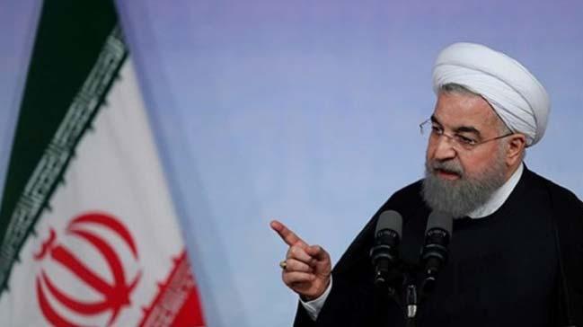 ran Cumhurbakan Hasan Ruhani, ABD ile ekonomik sava halinde olduklarn belirtti