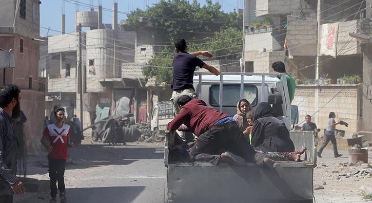 Katil Esed rejimi Dera'da son iki gnde 54 sivili ldrd