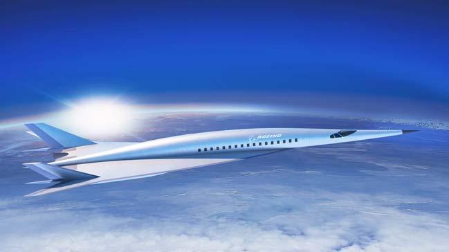 Uak reticisi Boeing, sesten 5 kat hzl hipersonik yolcu jetleri projesi zerinde alyor
