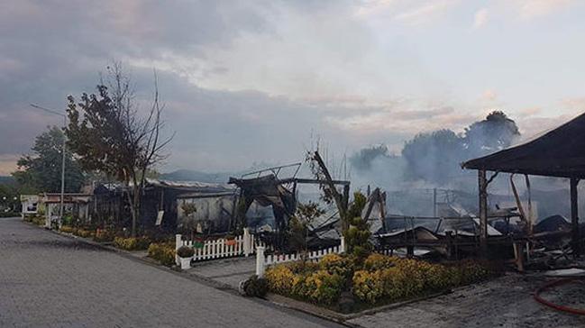 Sapanca Gl kysndaki yerler yand, kundaklama phesi zerinde duruluyor