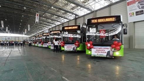 Adana Bykehir Belediyesine TEMSAdan 60 adet Avenue otobs